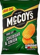 McCoy&#39;s Cheddar &amp; Onion Sharing Crisps