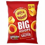 Hula Hoops Big Hoops Salted Crisps 70g,