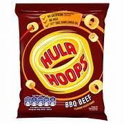 Hula Hoops Big Hoops BBQ Beef Crisps 70g