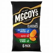 McCoy&#39;s Classic Variety Multipack Crisps 6 Pack
