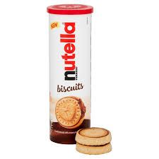 Nutella Hazelnut Chocolate Spread Filled Biscuits Tube 166g