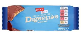 Jack&#39;s Milk Chocolate Digestive Biscuits