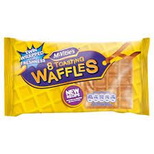 McVitie&#39;s Toasting Waffles Multipack 8 x 28g, 222g