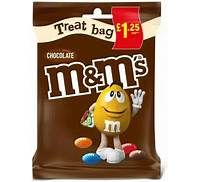 M&amp;M&#39;s Milk Chocolate Bites Treat Bag £1.35 PMP 82g