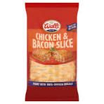 Walls Chicken &amp; Bacon pie slice