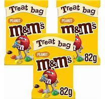 M&amp;M's Crunchy Peanut &amp; Milk Chocolate Bites Treat Bag £1.35 PMP 82g