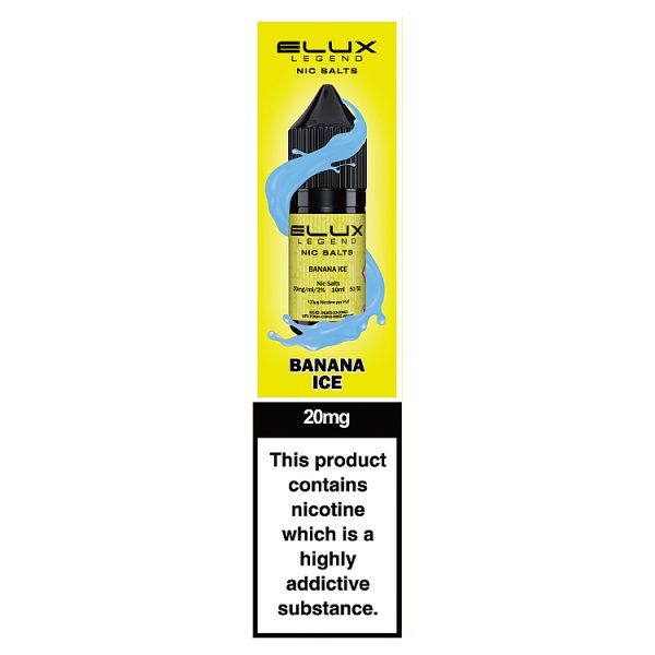 Elux Legend Nic Salts Banana Ice 20mg