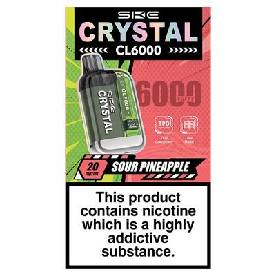 SKE Crystal CL6000 Sour Pineapple 20mg/ml
