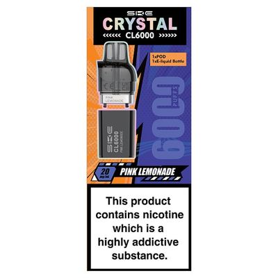 SKE Crystal CL6000 Pink Lemonade 20mg/ml Refill