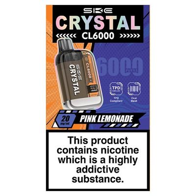 SKE Crystal CL6000 Pink Lemonade 20mg/ml