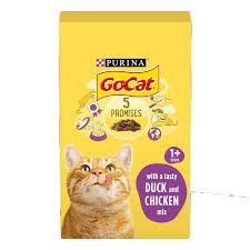 GO-CAT Chicken and Duck Dry Cat Food 340g PMP