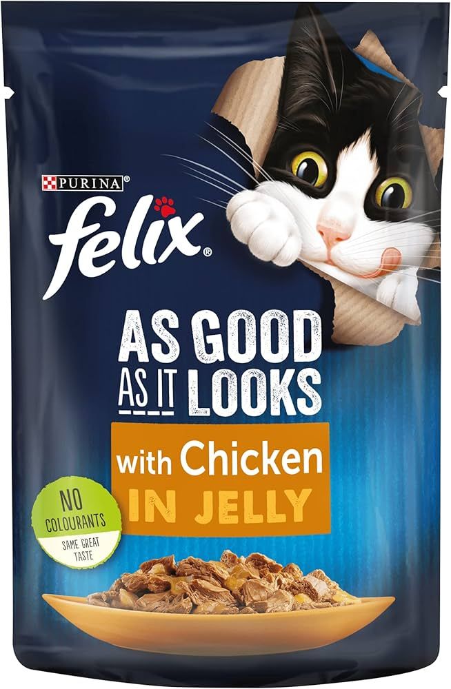FELIX Original Chicken in Jelly Wet Cat Food 85g PMP