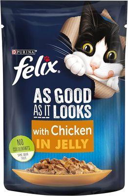 FELIX Original Chicken in Jelly Wet Cat Food 85g PMP