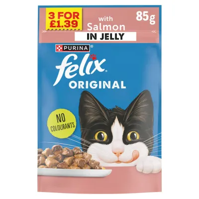 FELIX Original Salmon Wet Cat Food 85g PMP