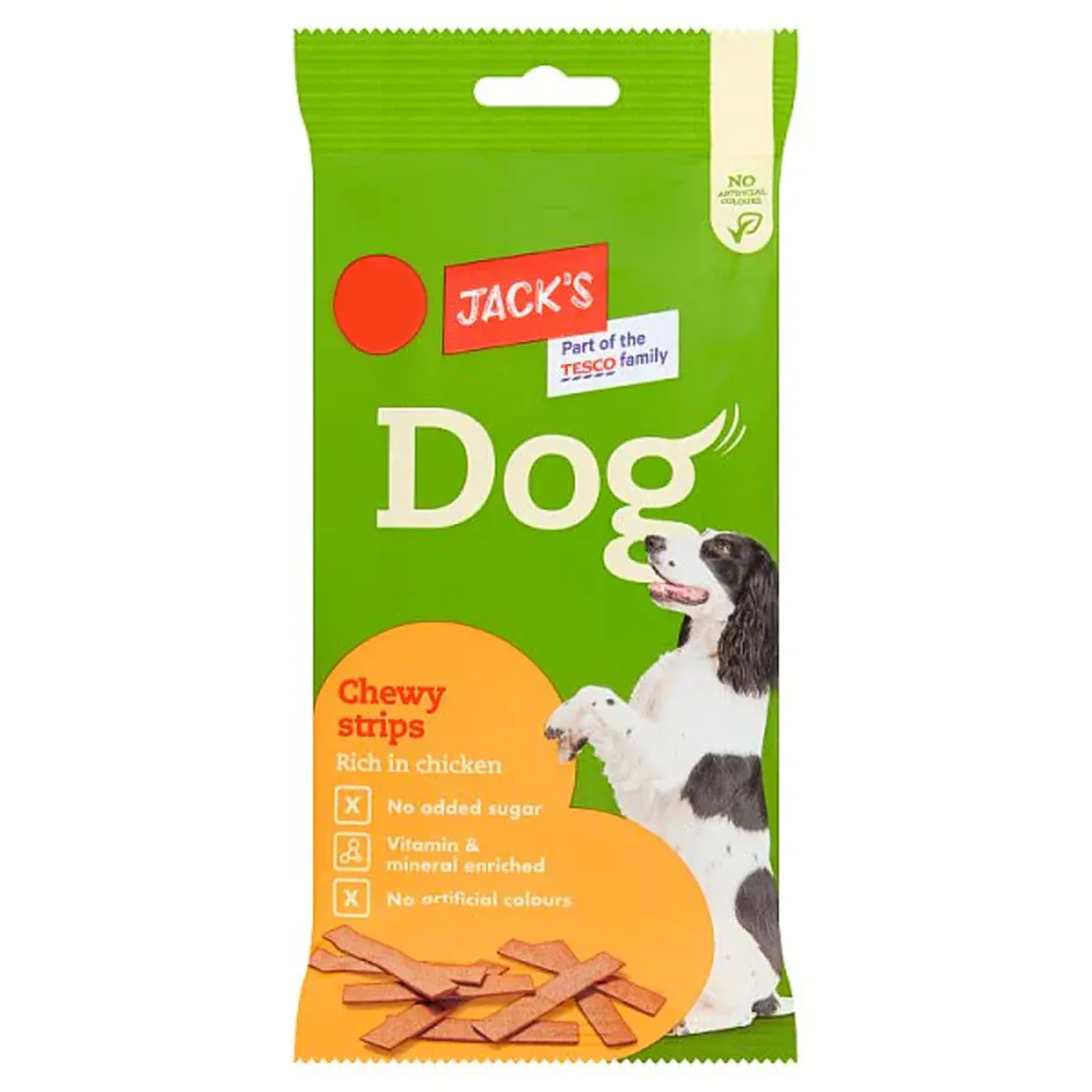 Jack's Dog Chewy Strips Rich in Chicken 150g