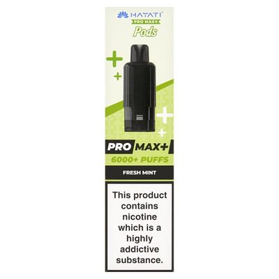 Hayati Pro Max+ 6000+ Puffs Fresh Mint Pods