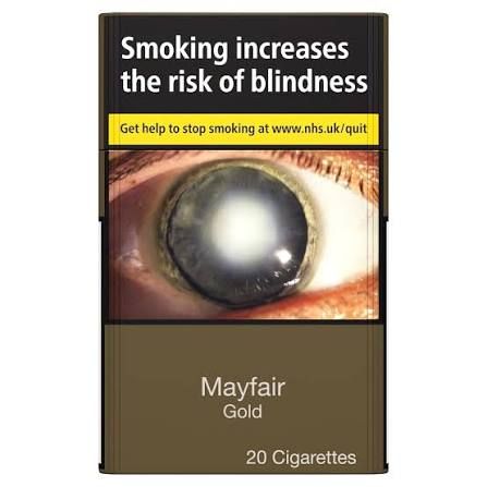 Mayfair 20 Gold Superkings Cigarettes