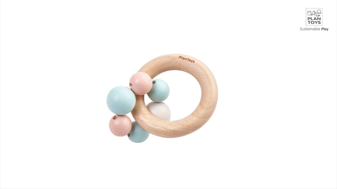Beads Rattle - Pastel