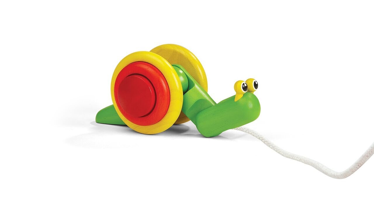 Pull Along Snail