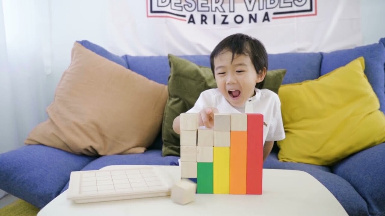 Colored Counting Blocks - Unit Plus