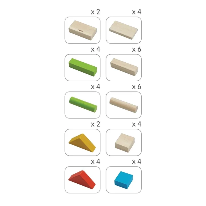 Colorful 40 Unit Blocks