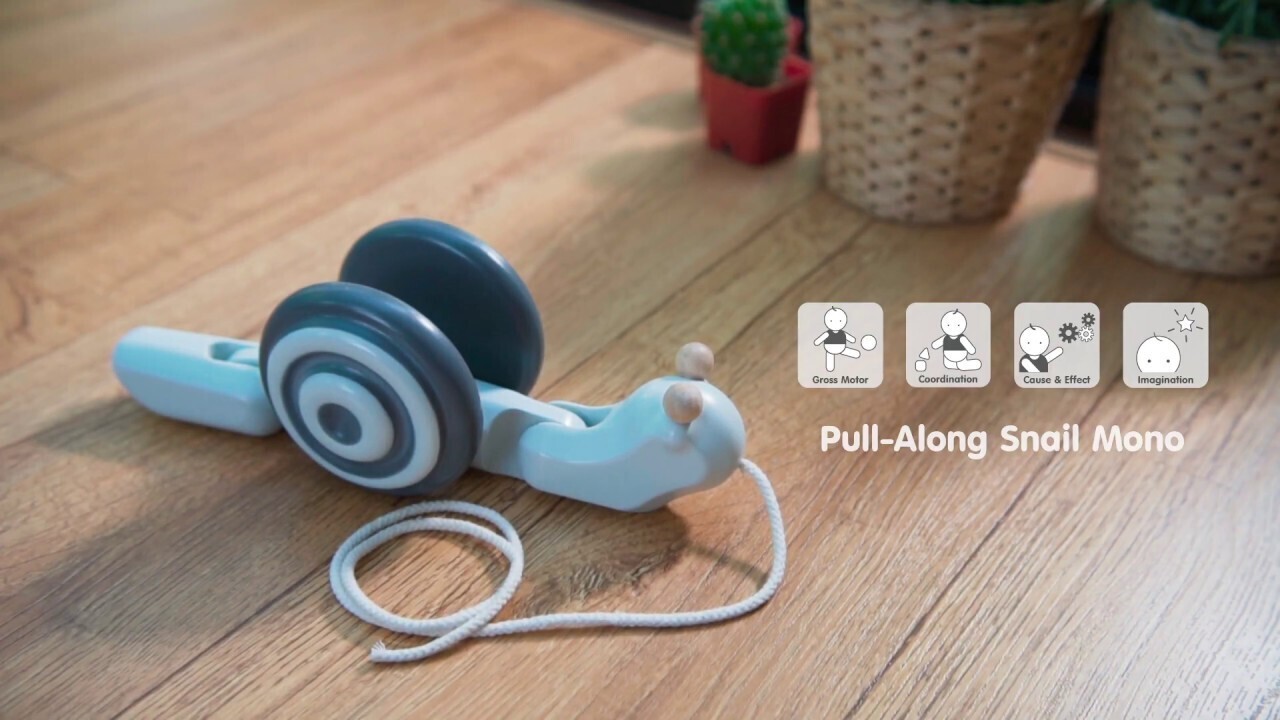 Pull Along Snail - Mono