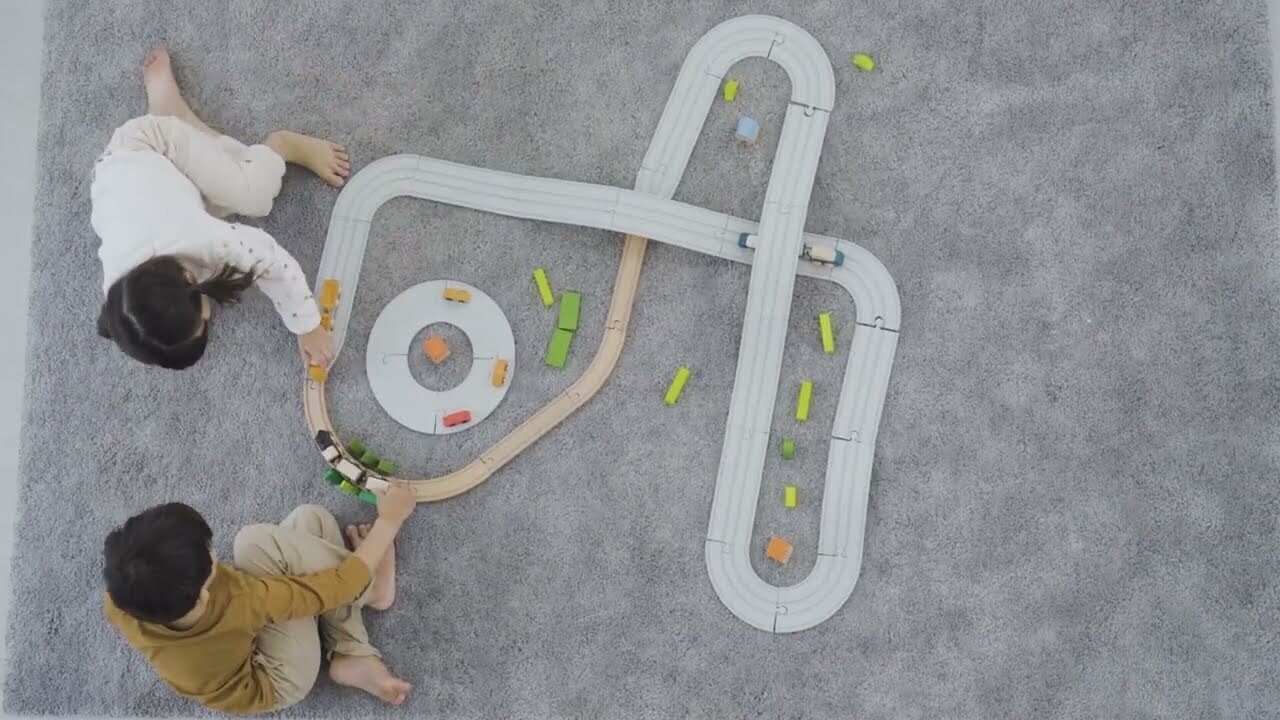 Rubber Road &amp; Rail Set – Large