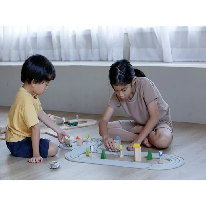 Rubber Road &amp; Rail Set - Medium