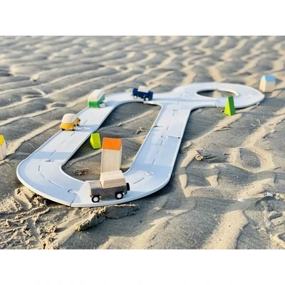 Rubber Road &amp; Rail Set - Medium
