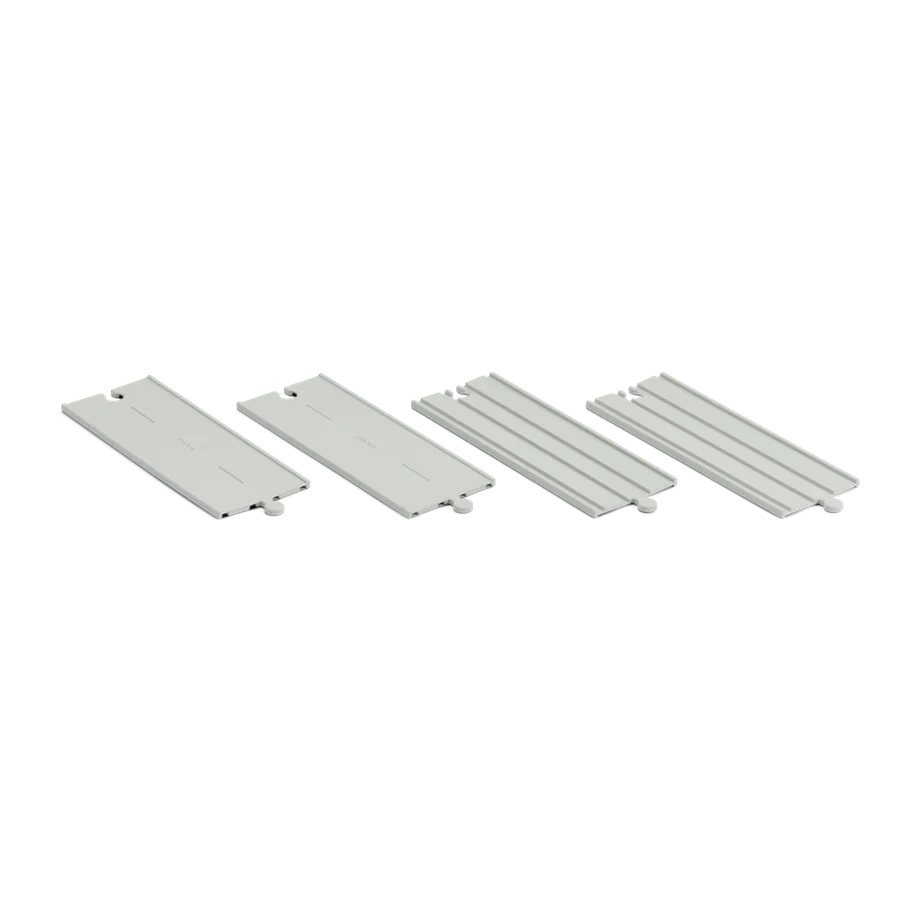 Rubber Road &amp; Rail Expansion Tracks - Set A