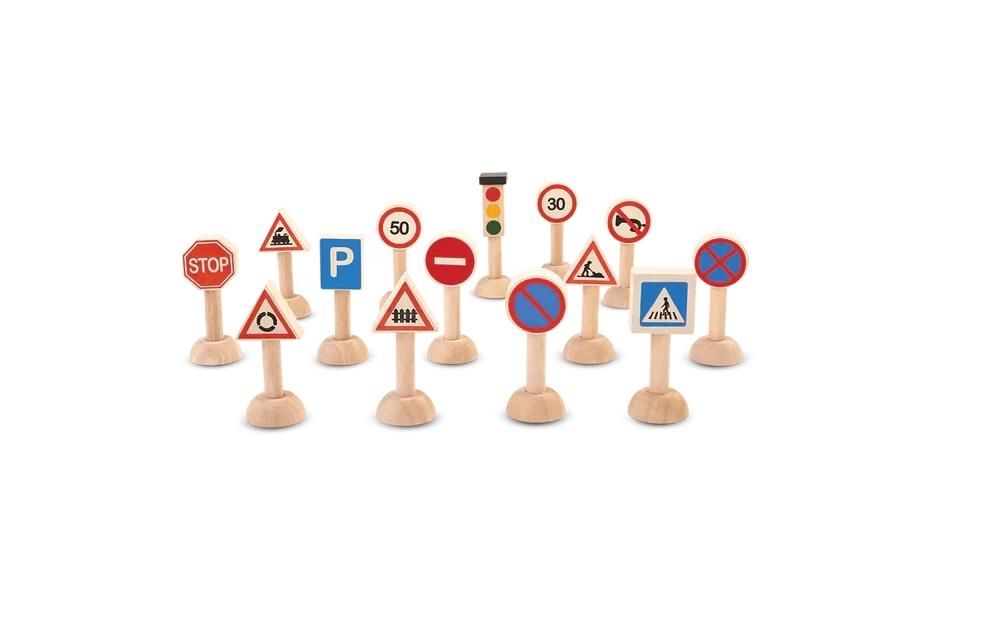 Set Of Traffic Signs &amp; Lights
