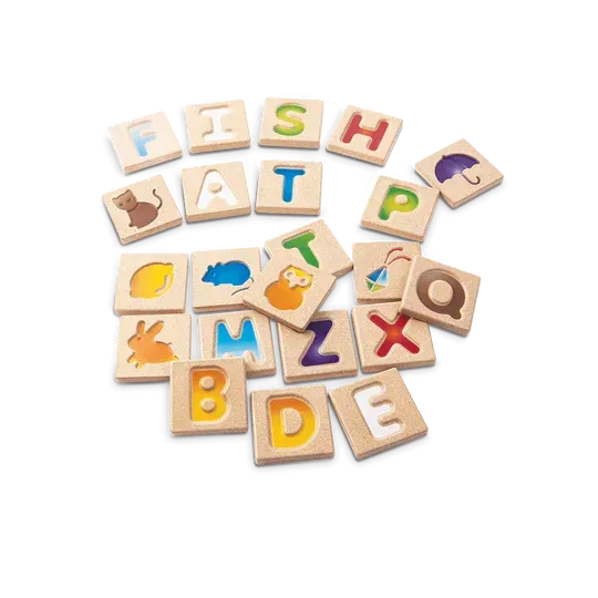 Alphabet A-Z Gradient Tiles