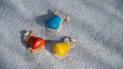 Fish Castanet Blue