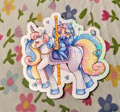 Cookie run Cream unicorn sticker