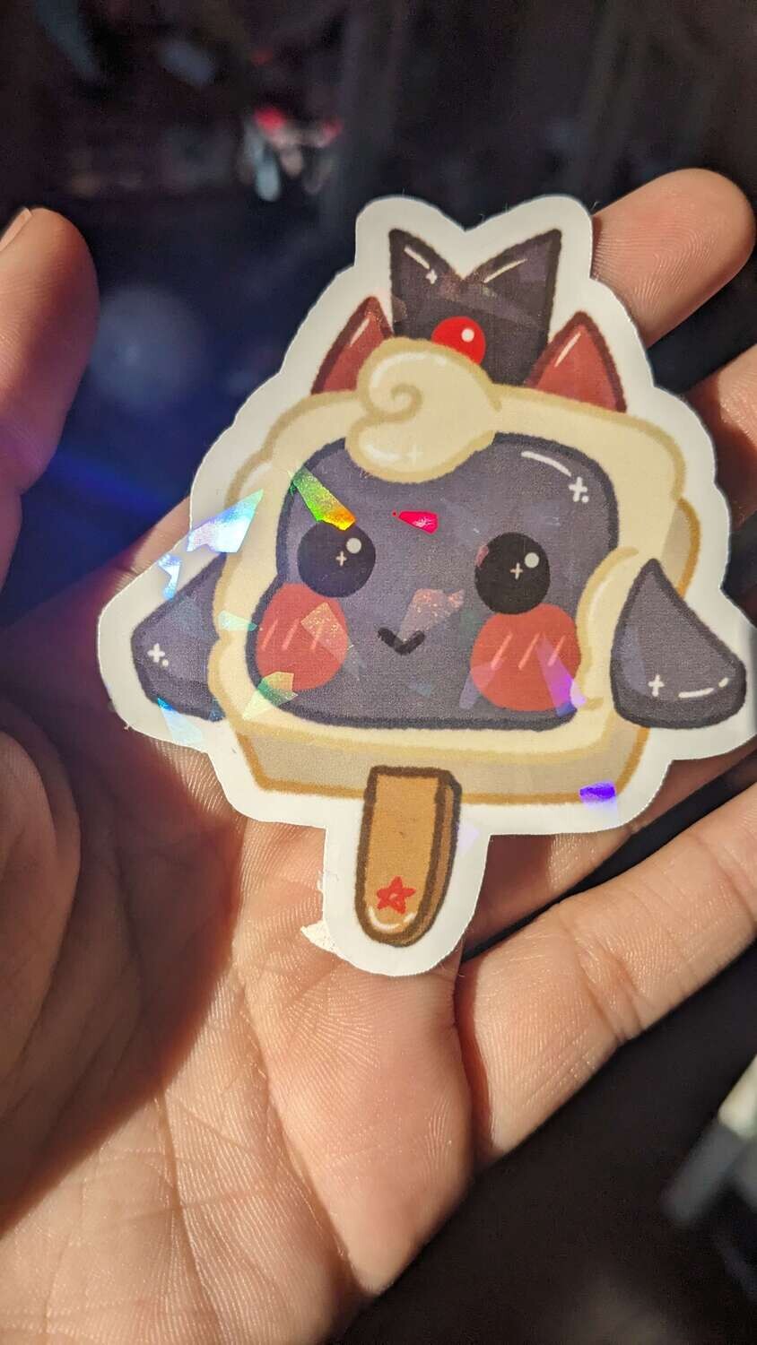 Cult of the lamb lamb paleta sticker