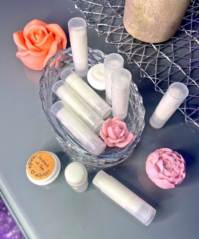 UNISEX organic beeswax lip balm (unscented)