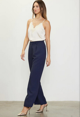 PinTuck Wide Leg Trousers