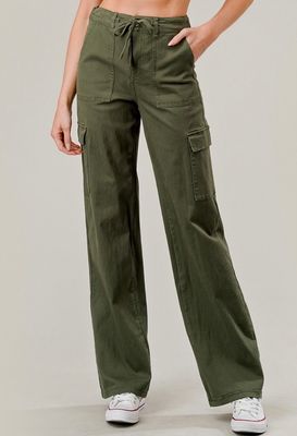 Wide Leg Cargo Pants