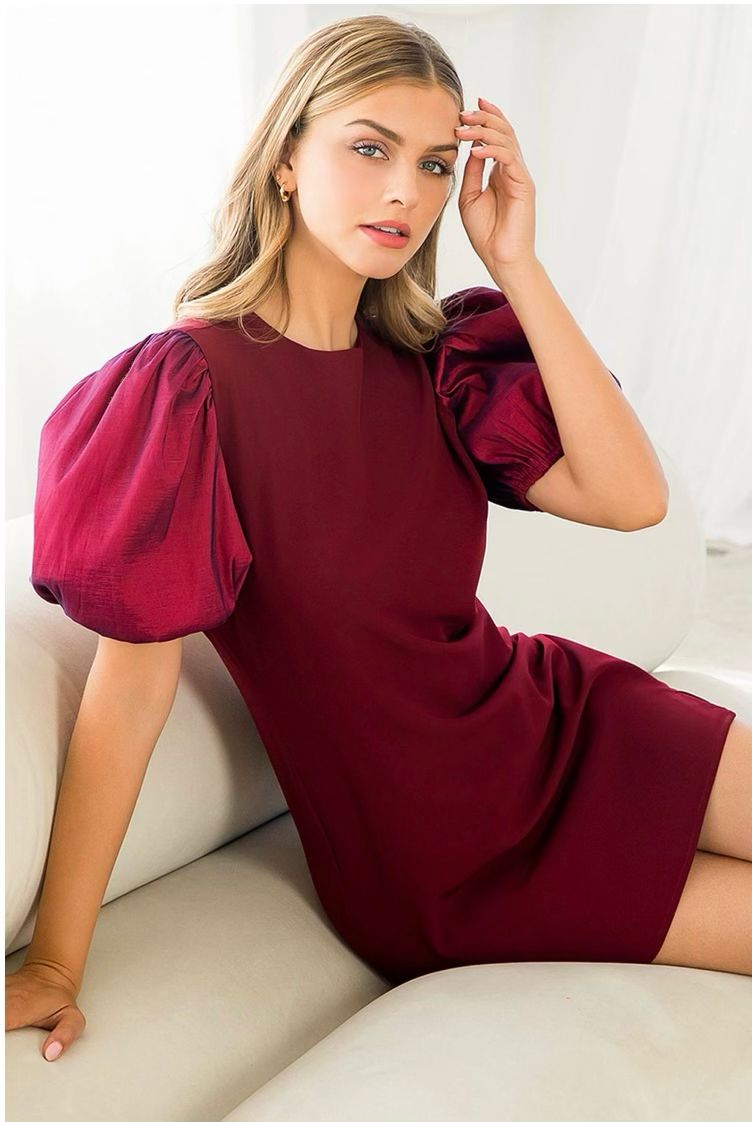 Puff Sleeve Dress