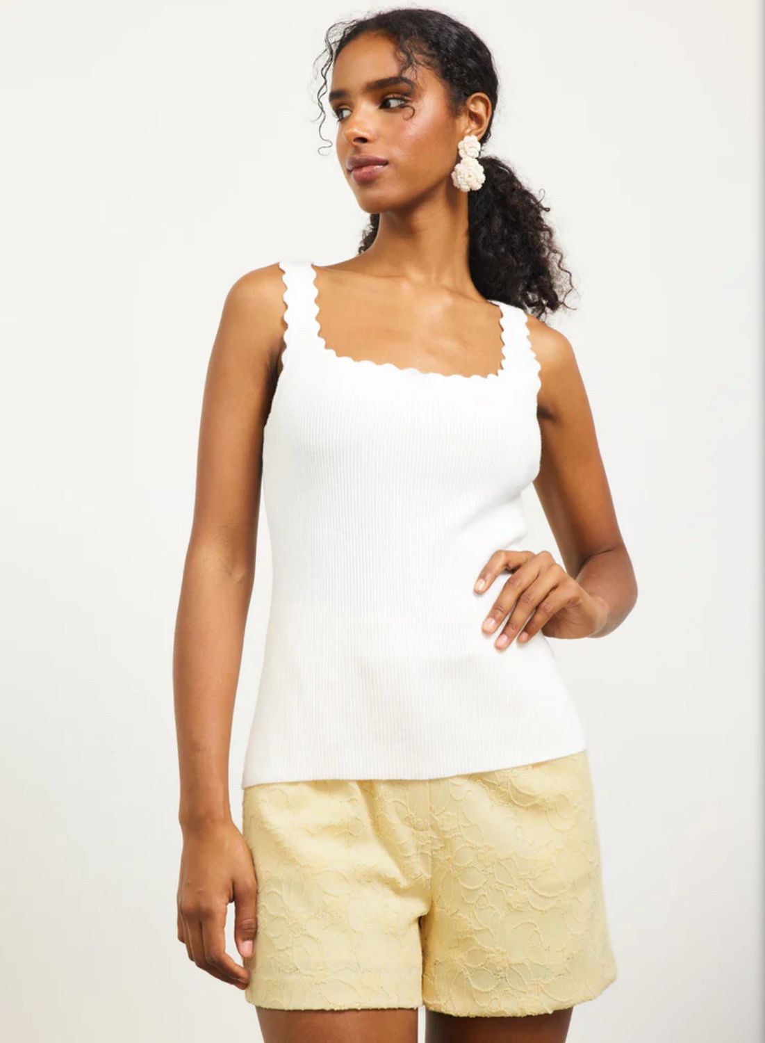 Scallop Trim Top