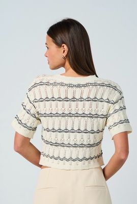 Stripped Knitted Top