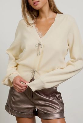 Sliver Bow Cardigan