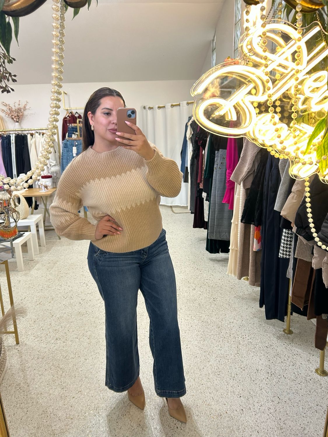 Beige/Cream Sweater