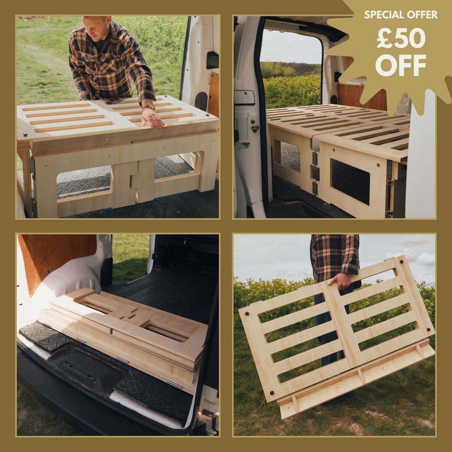 Multi-Purpose 4-in-1 Folding Bed Beso Furniture