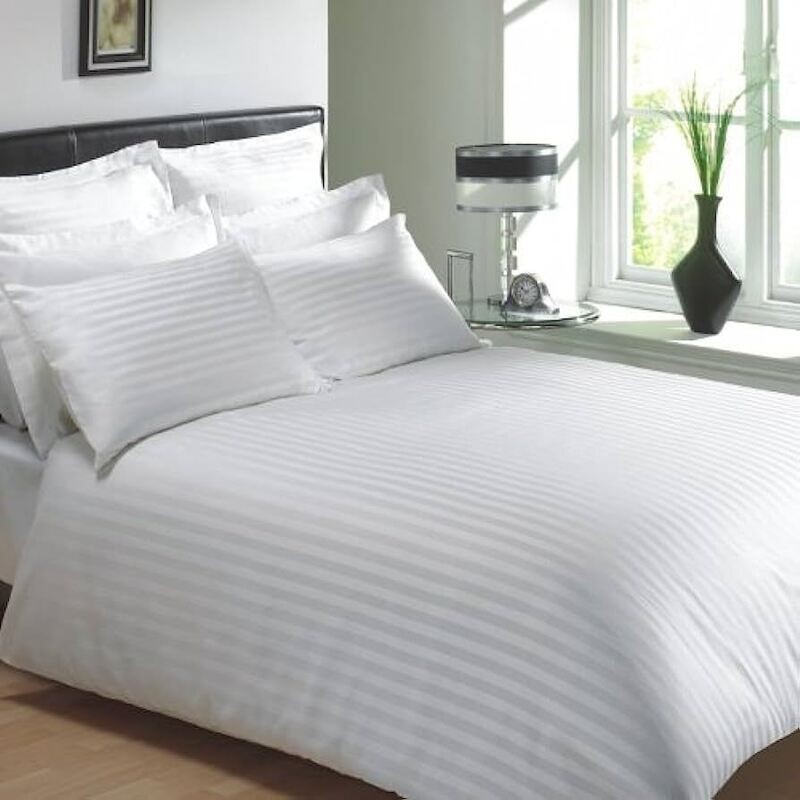 Juego de Sabanas 52/48 Polialgodon 250 Hilos Satin-Stripe