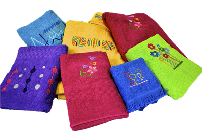 Set 2 Paños de Cocina Bordados