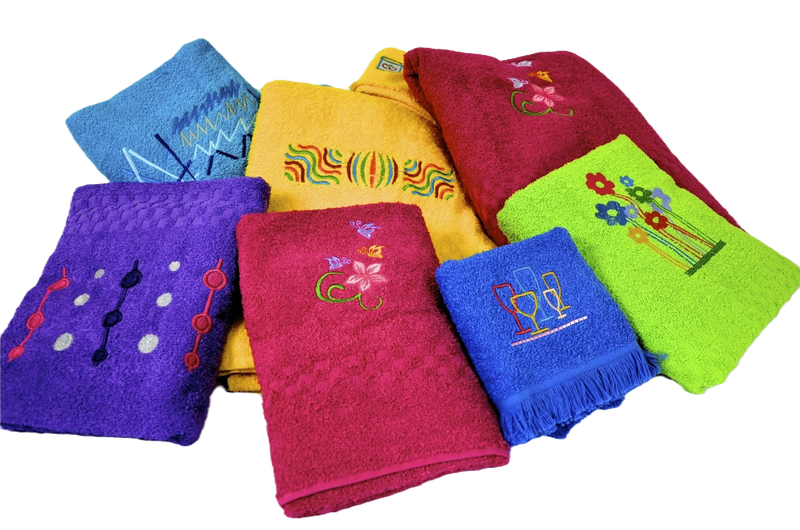 Set 2 Paños de Cocina Bordados