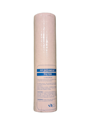 PP Slim Blue waterfilter voor PH3 waterzuiveringsinstallaties (5 micron)
