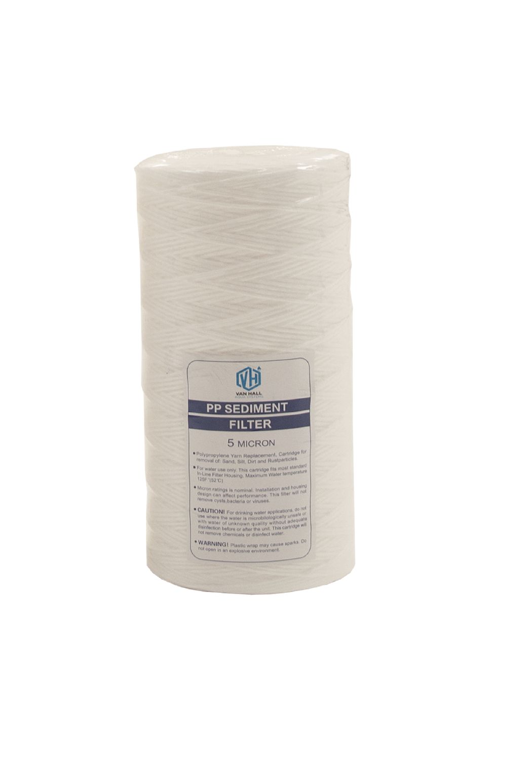 PP YAM waterfilter voor 10 inch (25cm) waterzuiveringsinstallaties (5 micron)