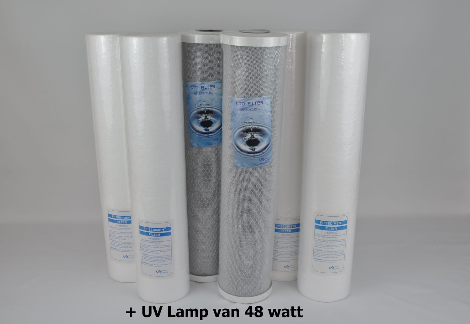 Filterset + UV lamp voor VHW/EPS 204 & 204S voor minimaal 12 maanden.